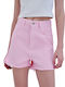 Women's Jean Shorts Baby Pink