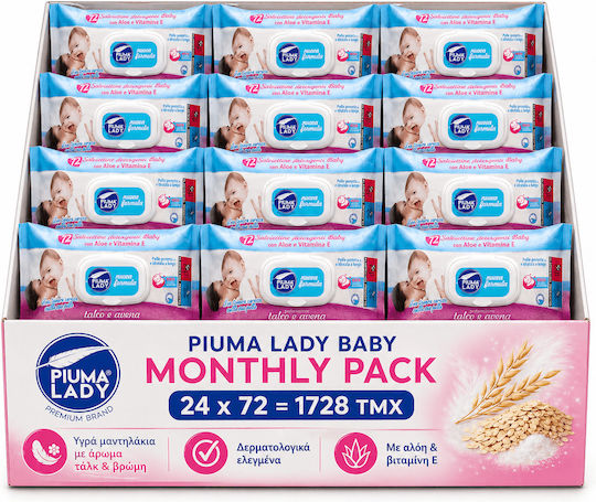 Easy Care Easy Care Baby-Feuchttücher Duftfrei & Parabene frei 24x72 Stück