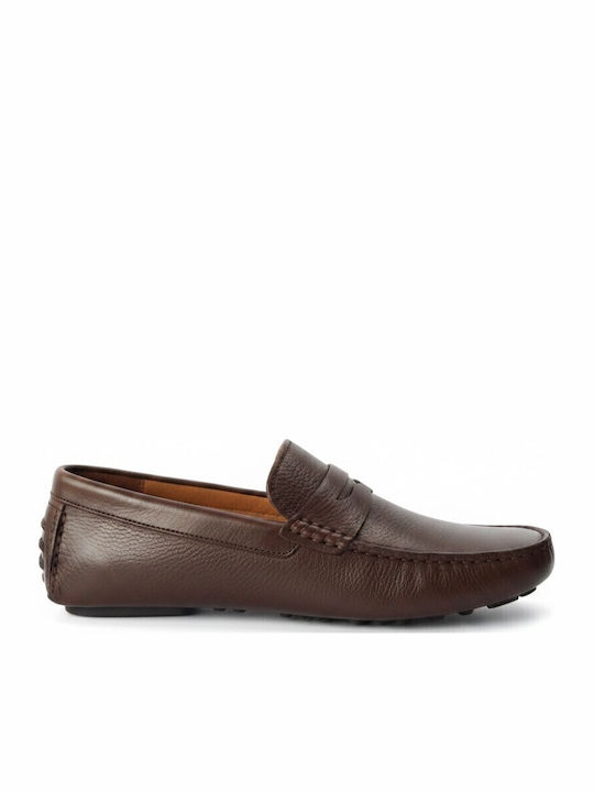 Hello Comfort Ανδρικά Μοκασίνια Καφέ
