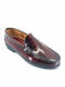 Δερμάτινα Ανδρικά Loafers σε Μπορντό Χρώμα