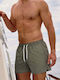 Men's Swimwear Shorts Khaki