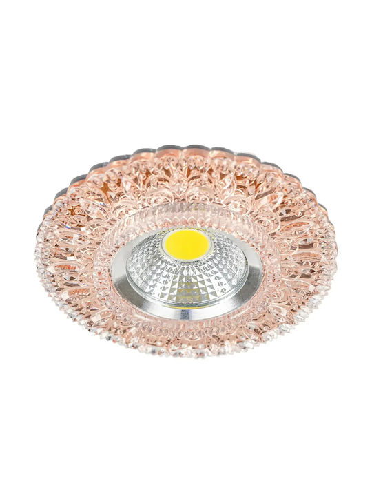 LED Неутрално Бяло Таванно И Стенно Спот С 15 Светлини В Меден Цвят
