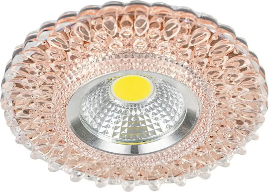 Spot Led Alb Natural Cu 15 Lumini În Culoare Cupru