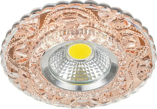 Spot Led Alb Natural Cu 15 Lumini În Culoare Cupru