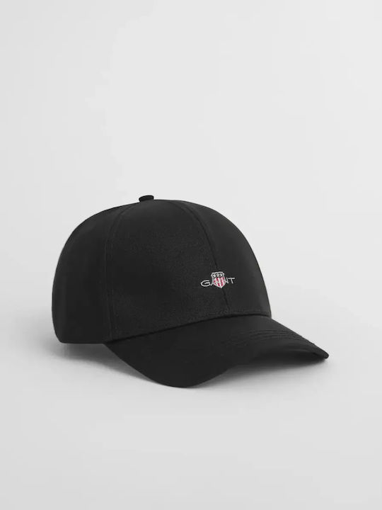 Gant Ανδρικό Καπέλο Shield Cotton Twill Cap Μαύρο