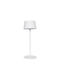 Vito Metallisches Tischlampe LED mit Weißem Hut und Basis