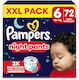 Pampers Babywindeln Windelhosen Night Pants Monatspackung No 6 für 13+kg 72 Stück