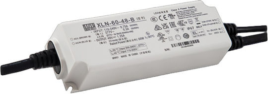 VK Lighting Ρυθμιζόμενο Dimmable Τροφοδοτικό LED Στεγανό IP67 Ισχύος 60W με Τάση Εξόδου 24V