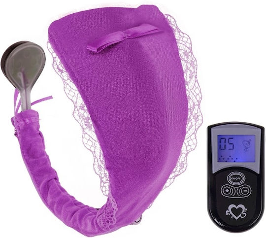 Baile C-string Vibrator for Couples Purple