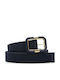 Elastic Women's Belt Blue