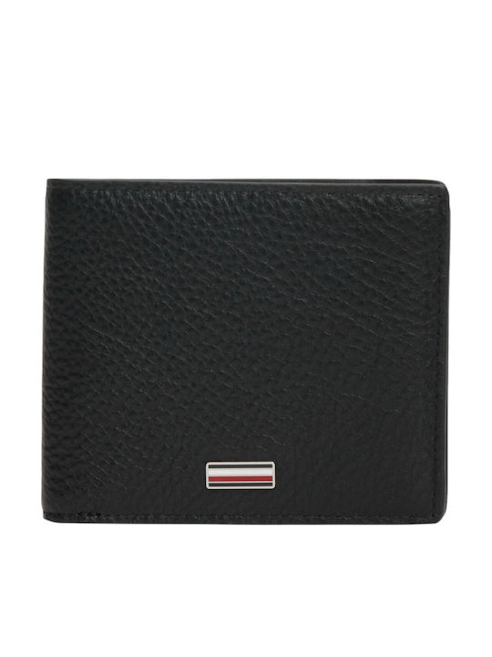 Tommy Hilfiger Portofel Bărbătesc din Piele Negru