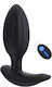 Ophelia's Dream Plug Anal Cu Funcție Wireless Și Vibrație Negru 11.1cm