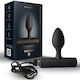 Rocks Off Slim Anal Plug with Vibration Black