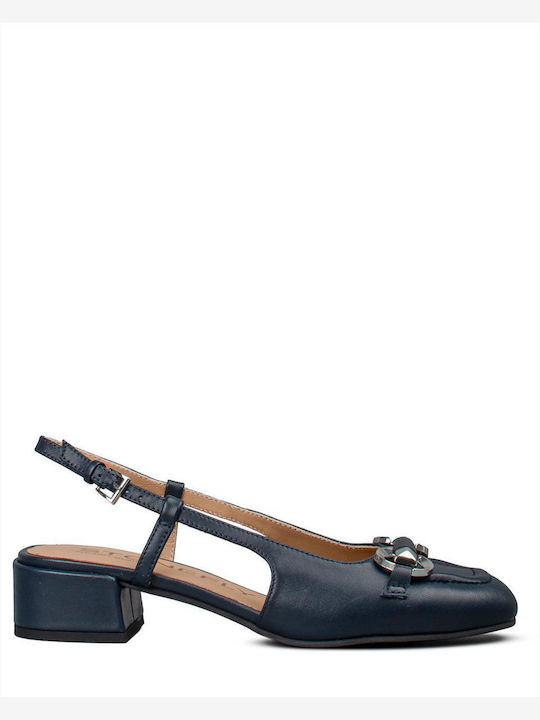 Γυναικείες Μπαλαρίνες Slingback σε Μπλε Χρώμα