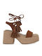 Women's Tabac Brown Platforms