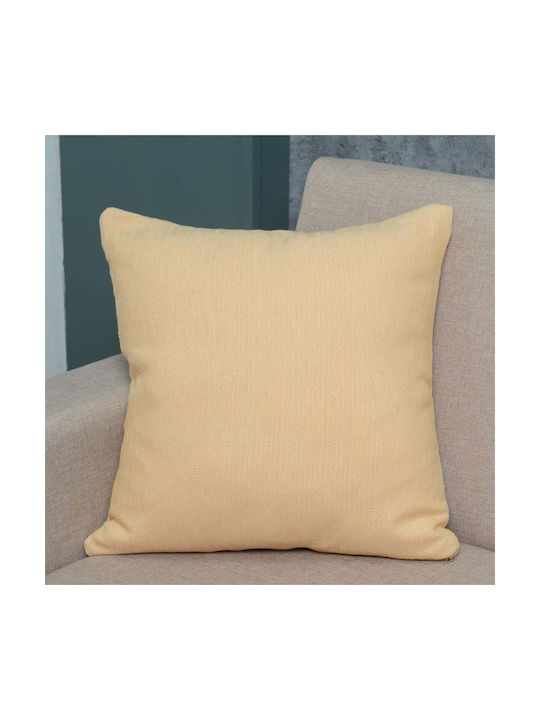 Decorative Pillow Case Zen Yellow 45x45cm