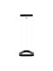 VK Lighting Black LED Pendant Ceiling Light with Warm White Light