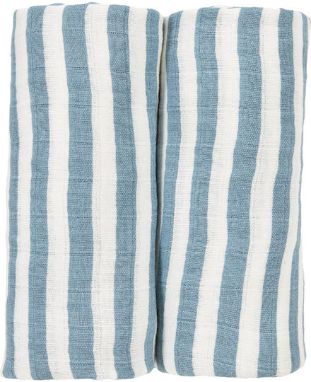 Meyco Swaddle Blanket 120x120cm 2 Pieces
