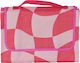 Picknick- und Strandmatte 150x180cm Wasserdichte PVC Basis Rosa