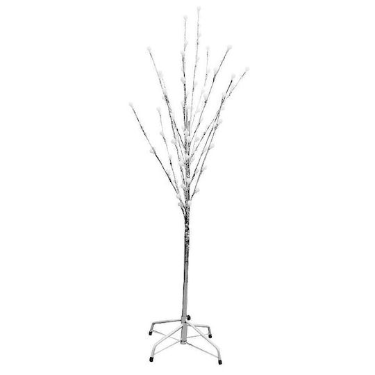Christmas Tree 120cm White Illuminated Adorned Natural Appearance