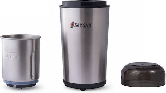 Elektrischer Kaffeemühle 200W Silber