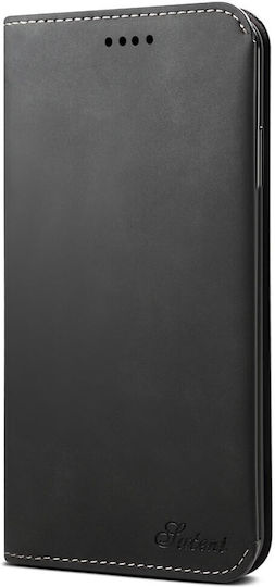 Tel1 iPhone 11 Pro Max Horizontal Flip Book Case Black