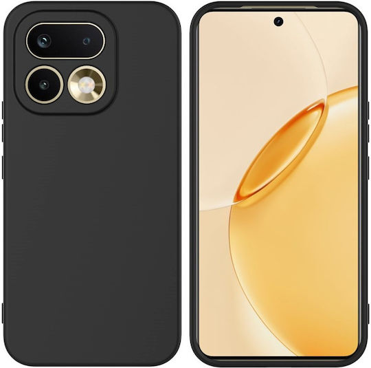 Techwave Handyhülle aus Silikon Schwarz (Realme 16 Pro+)