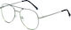 Reading Glasses +1.00 In Silver Colour