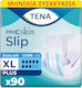 Tena Proskin Slip Plus Пелени за Инконтиненция XLarge в Сив Цвят 90 Броя
