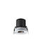 VK Lighting Metallic Recessed Spot with Built-in LED and Natural White Light White 10.1x10.1cm