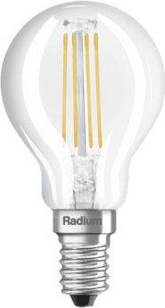 Radium Λάμπα LED 4.2W για Ντουί E14 Θερμό Λευκό