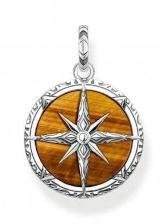 Rebel Clothing Hängende Charms aus Rosa Vergoldetem Silber