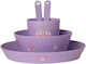 Citron Feeding Set Melamine Purple 5pcs for 6+ Months