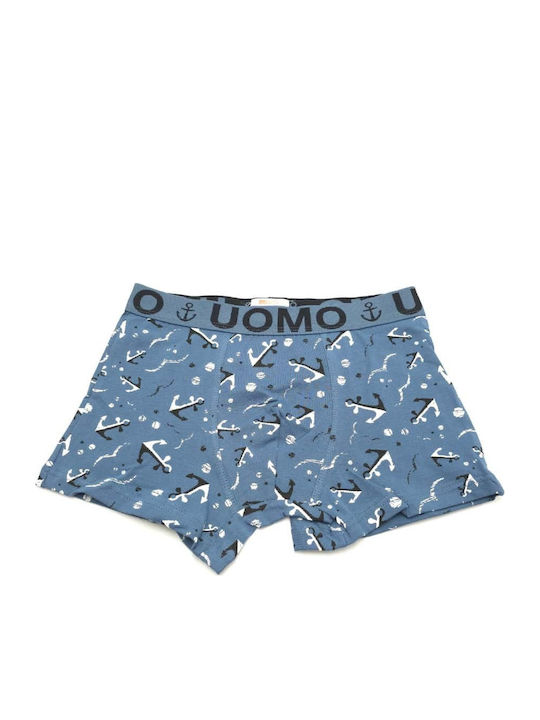 Topaki Cotton Kids Boxer Light Blue