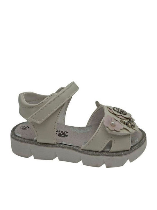 Kids' White Sandals
