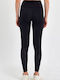 Training Damen Lang Leggings Schwarz