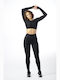 Training Women's Set with Long Leggings Black