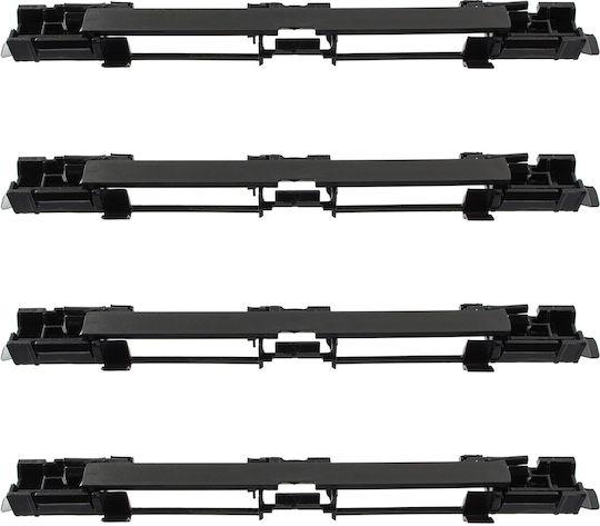 Opel Astra Iii H 2004 Dachgepäckträger Kappe Schwarz 4 Stück Set