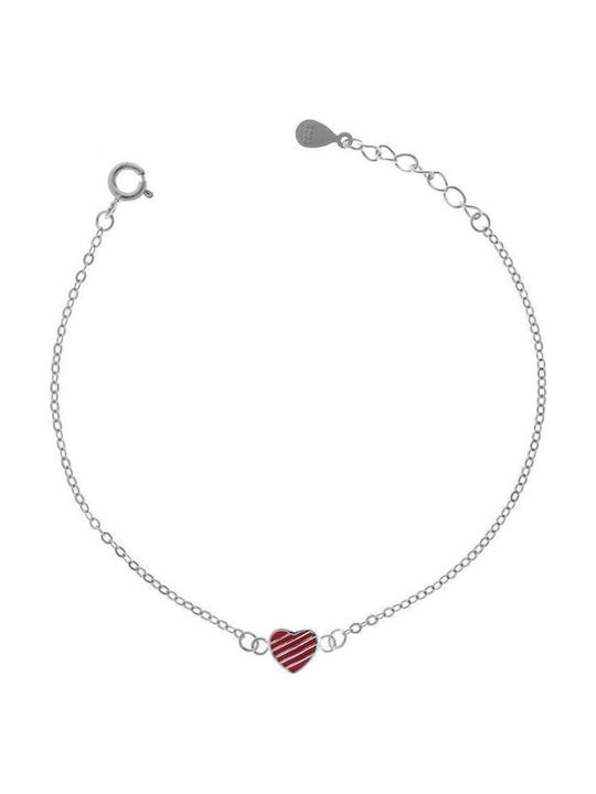 Jools Kids Bracelet Silver With Heart