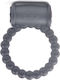 Penis Ring Beaded Ring Vibrations Silicone Black Mokko T