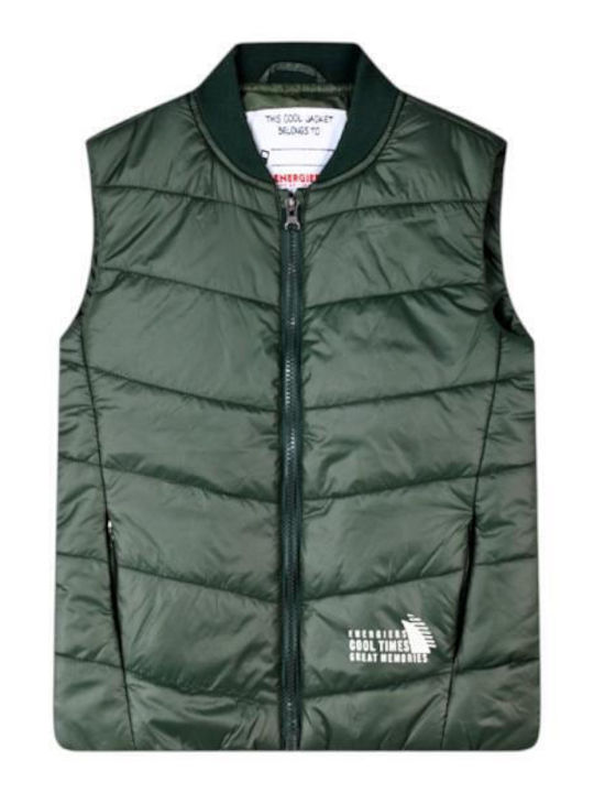 Energiers Kids Casual Sleeveless Jacket Khaki 1...