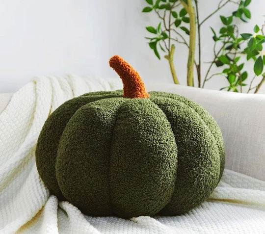 Pumpkin Μαξιλάρι Καναπέ Κολοκύθα 30εκ Λαδί