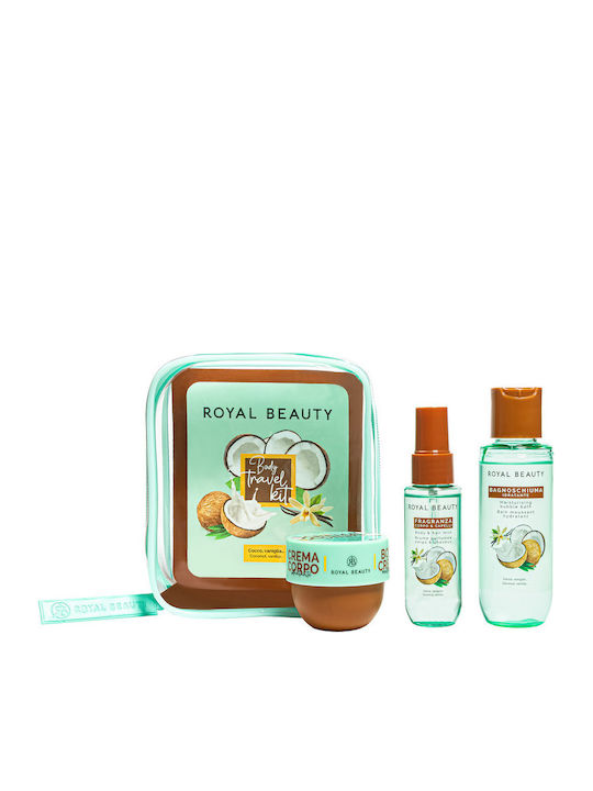 Royal Beauty Body Travel Kit Σετ Περιποίησης για Ενυδάτωση & Καθαρισμό Σώματος