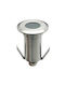 VK Lighting LED Outdoor Floor Lamp 2.2W with Warm White Light IP68 Gray