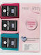 Damen-Slips 3er Pack Petrol/Rose/Kerasil