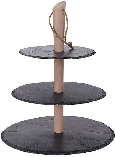 Zaros Ξύλινη Εταζέρα Π30.5xΜ30.5cm