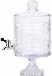 Homestyle Glass Beverage Dispenser with Spigot 4.5lt