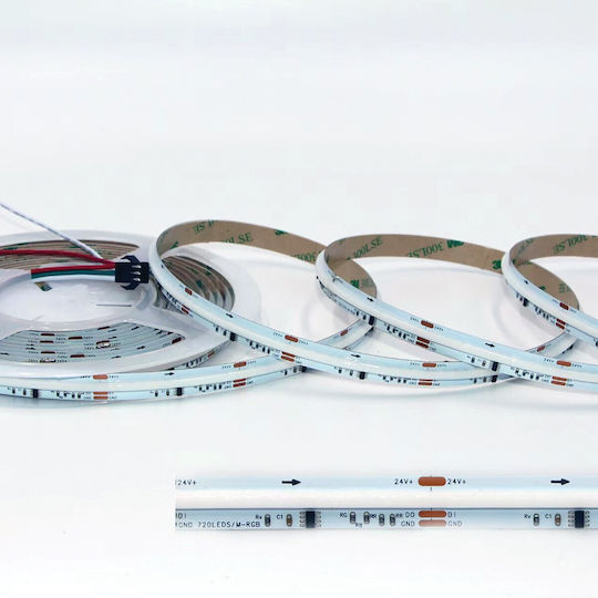 VK Lighting Smart LED Strip Wi-Fi 24V RGB Light 10m COB Type
