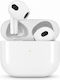 Treqa BT-A4 In-ear Casti Bluetooth Handsfree cu Husă de Încărcare Albe
