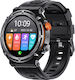 Veltori VT130-1 Smartwatch Mit Herzfrequenzsensoren Schwarz